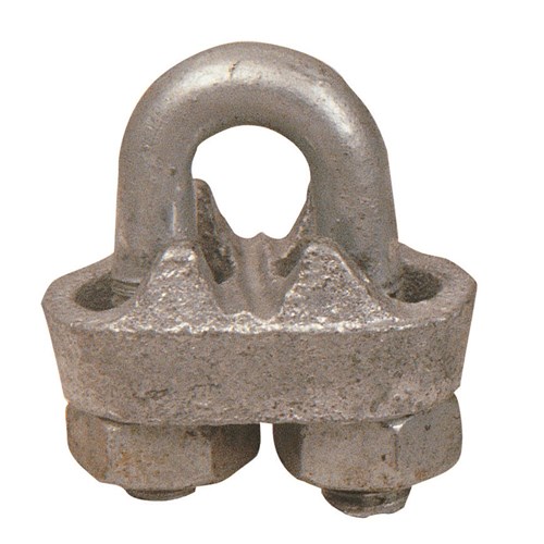 WIRE ROPE GRIP GALVANISED 14MM 9/16 INCH WIRE AS2076 